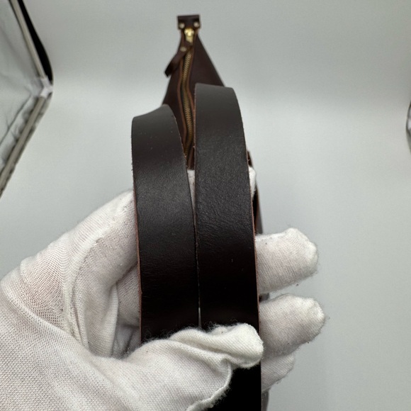 PORTLAND LEATHER GOODS LEATHER TOTE BAG ZIPPER-COLDBREW - Picture 4 of 7